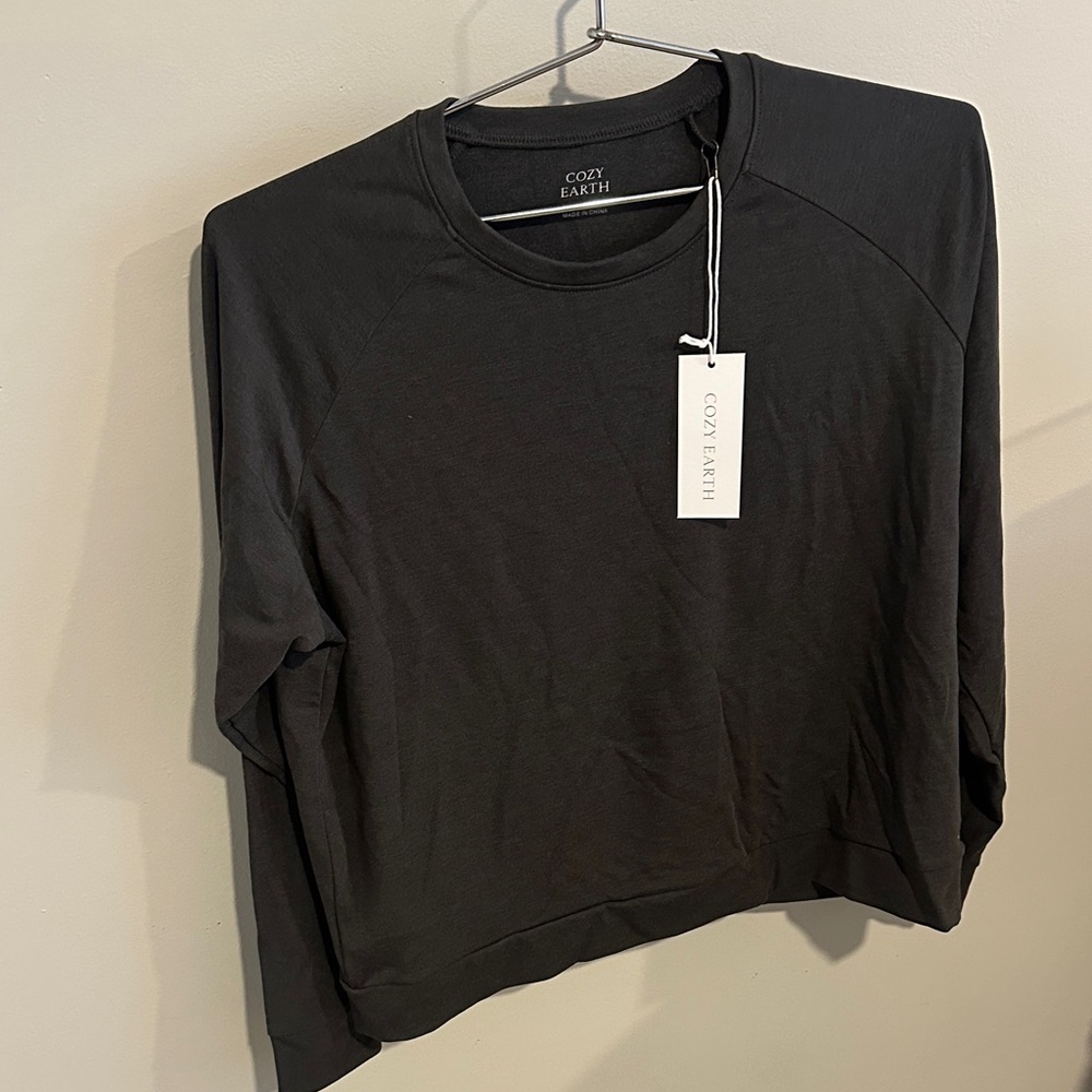 Cozy Earth bamboo crew sweatshirt